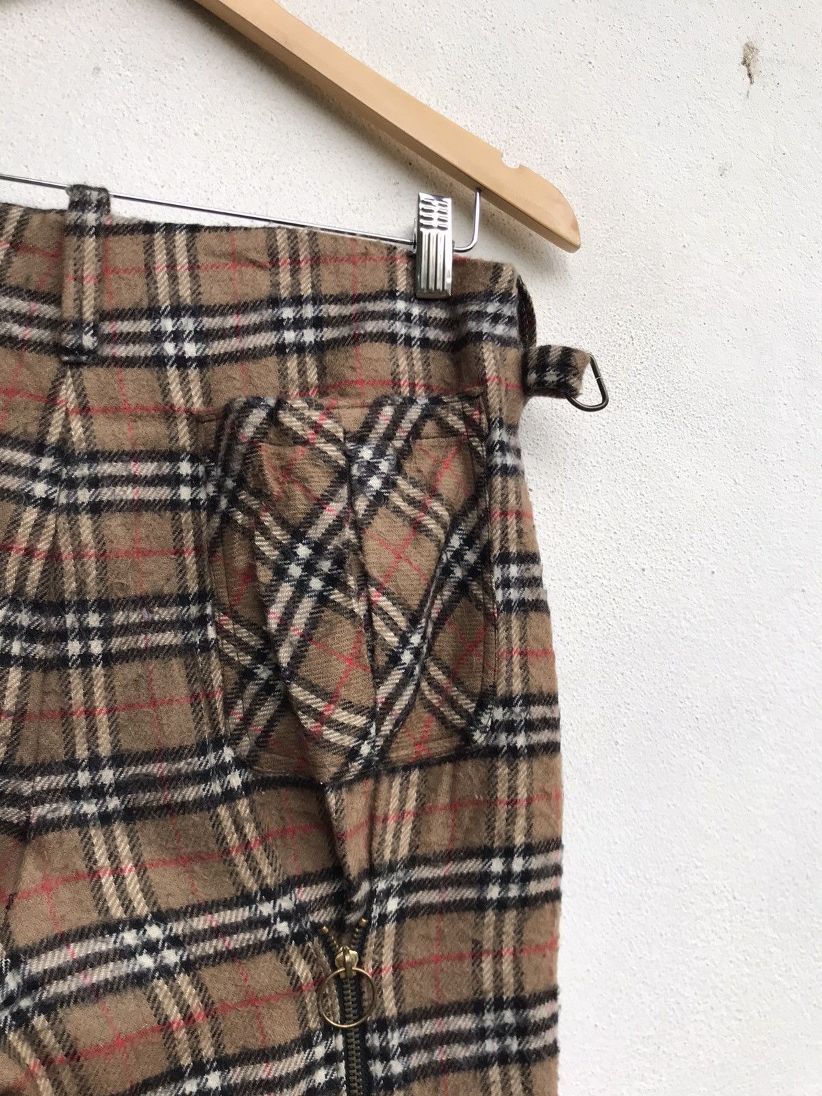 Japanese Brand Japanese Brand Custom Made Nova Check Bondage Fleece Pants Size US 30 / EU 46 - 10 Thumbnail