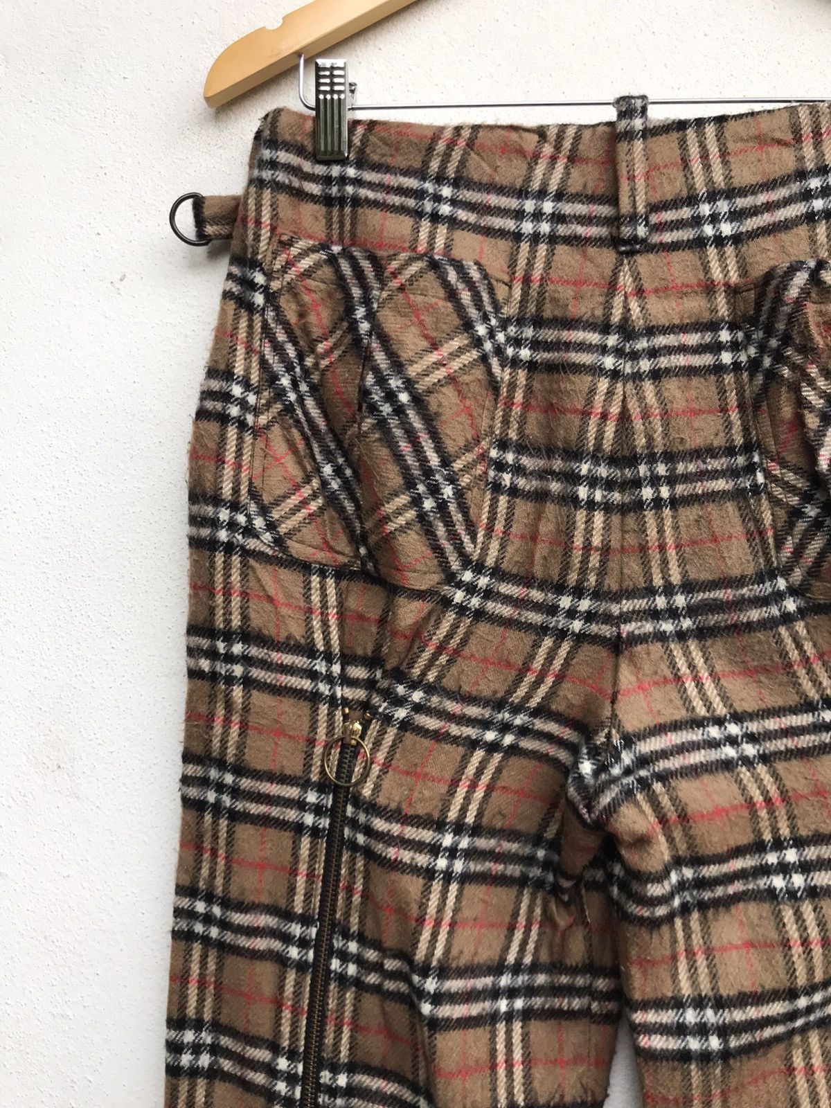 Japanese Brand Japanese Brand Custom Made Nova Check Bondage Fleece Pants Size US 30 / EU 46 - 11 Thumbnail