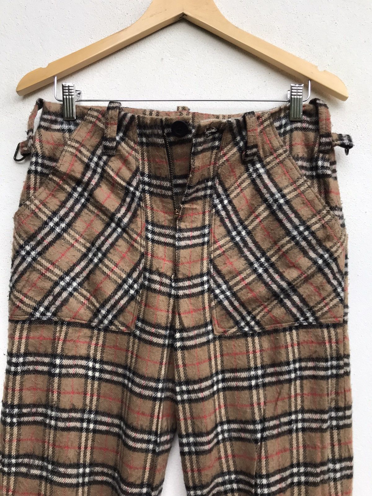 Japanese Brand Japanese Brand Custom Made Nova Check Bondage Fleece Pants Size US 30 / EU 46 - 13 Thumbnail