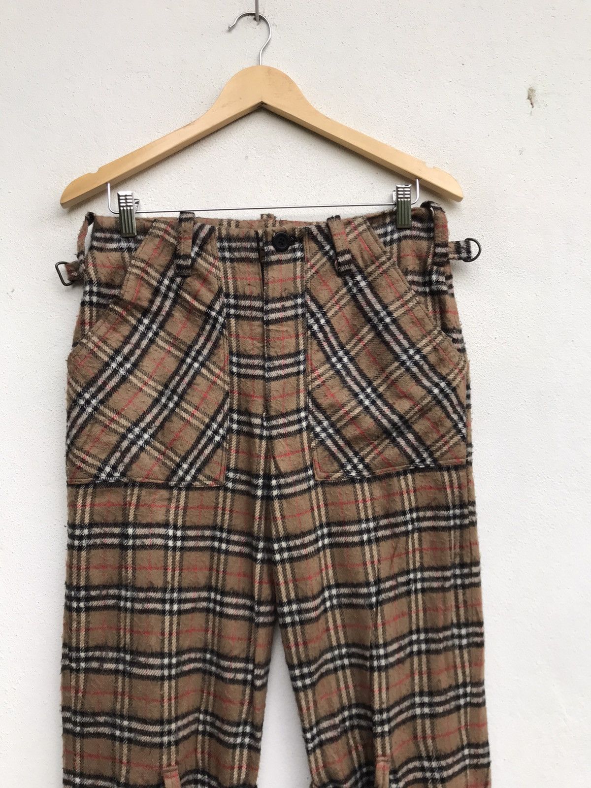 Japanese Brand Japanese Brand Custom Made Nova Check Bondage Fleece Pants Size US 30 / EU 46 - 3 Thumbnail