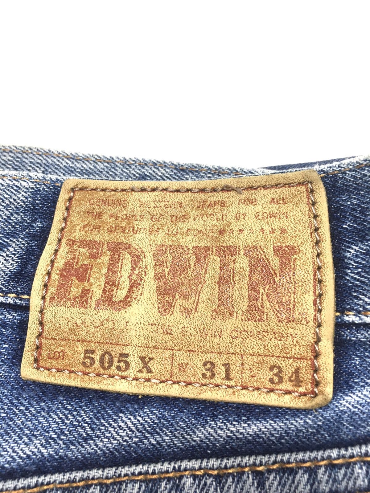 Edwin × Vintage Vintage Edwin lot 505x distressed selvedge denim japan Size US 30 / EU 46 - 13 Thumbnail