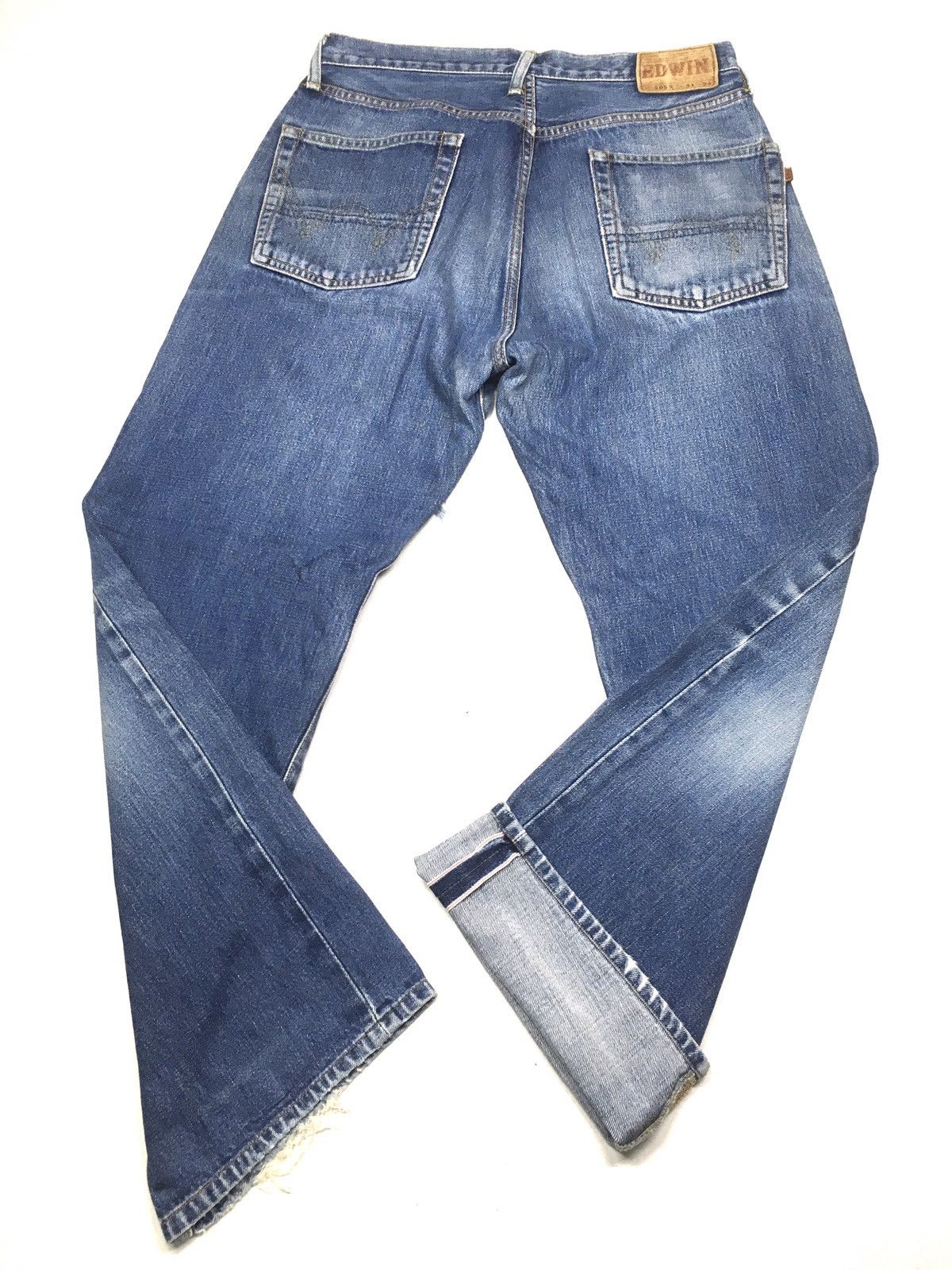 Edwin × Vintage Vintage Edwin lot 505x distressed selvedge denim japan Size US 30 / EU 46 - 10 Thumbnail