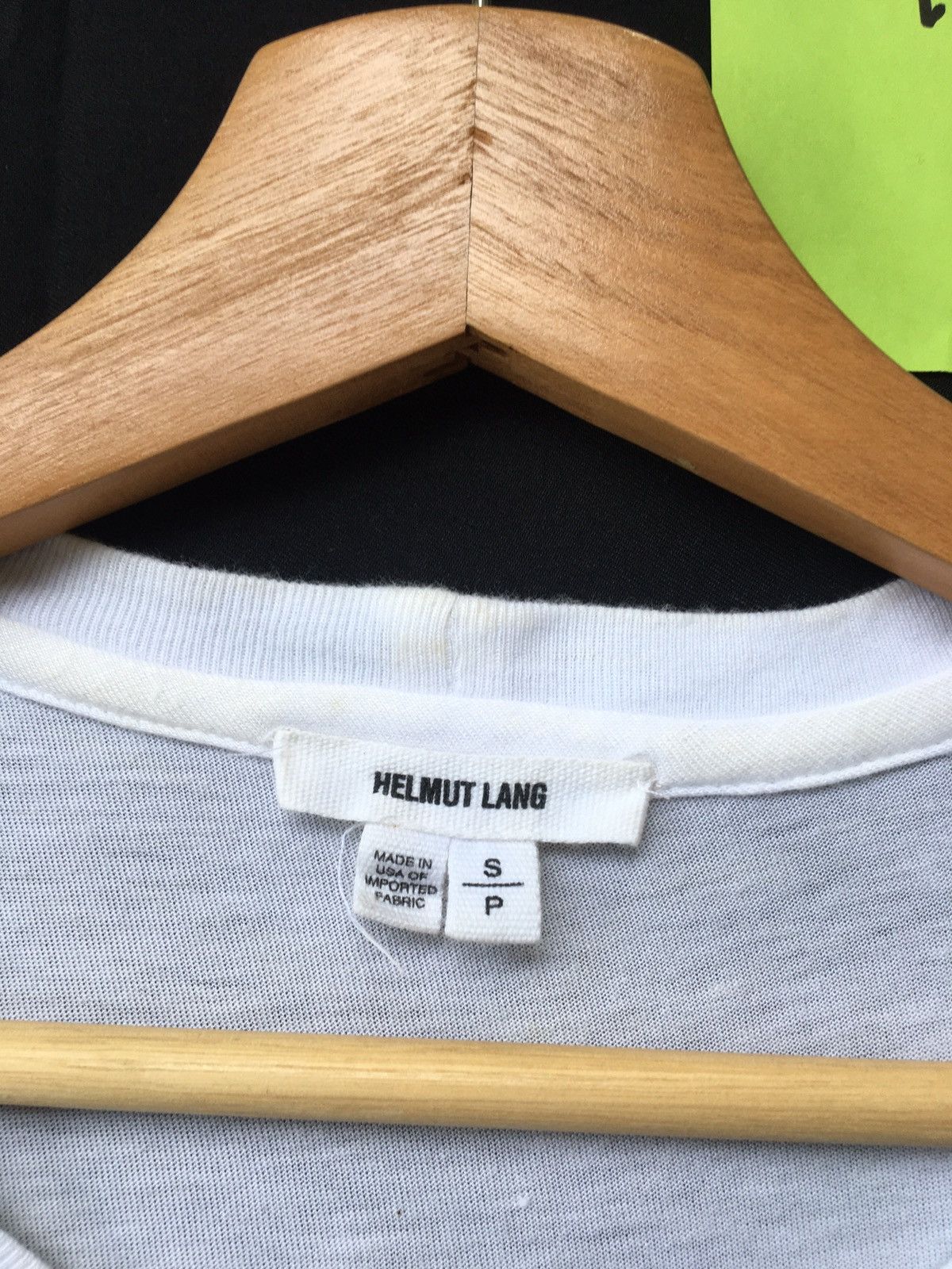 Helmut Lang Rarest Helmut Lang Silver Printed White Tshirt Size US M / EU 48-50 / 2 - 8 Thumbnail