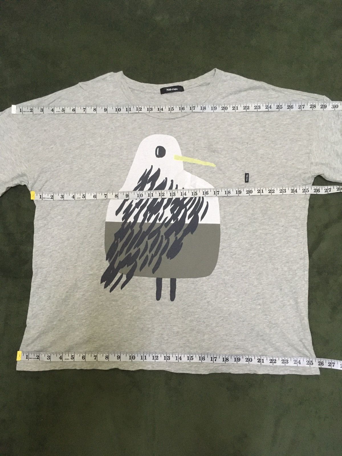 Issey Miyake × Ne-Net × Tsumori Chisato ne’net issey miyake single pocket tee bird 🐦 big logo Size US XL / EU 56 / 4 - 7 Thumbnail