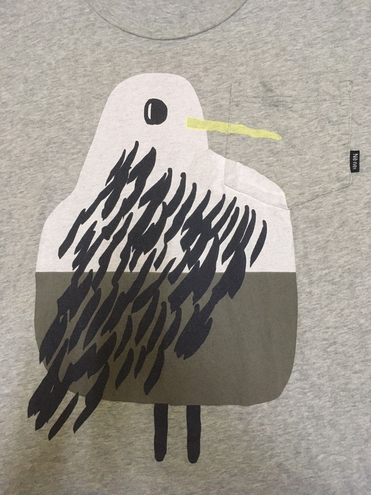 Issey Miyake × Ne-Net × Tsumori Chisato ne’net issey miyake single pocket tee bird 🐦 big logo Size US XL / EU 56 / 4 - 6 Thumbnail
