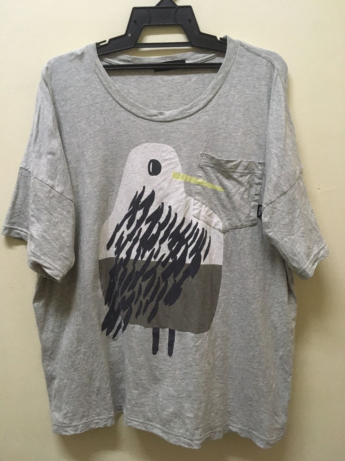 Issey Miyake × Ne-Net × Tsumori Chisato ne’net issey miyake single pocket tee bird 🐦 big logo Size US XL / EU 56 / 4 - 1 Thumbnail