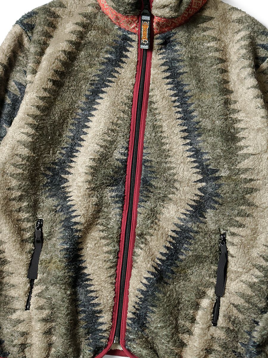 Kapital Kapital Thundermother pattern fleece ZIP jacket Size US L / EU 52-54 / 3 - 5 Thumbnail