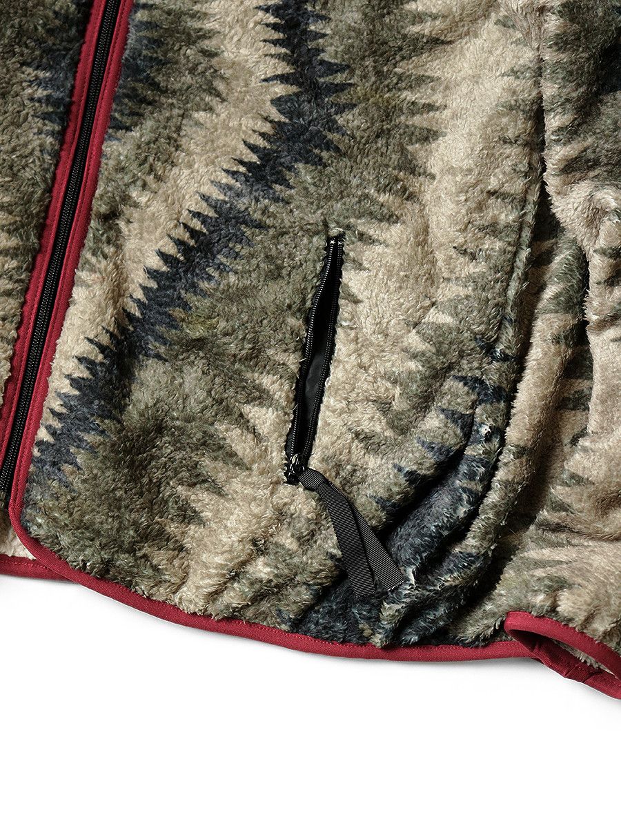 Kapital Kapital Thundermother pattern fleece ZIP jacket Size US L / EU 52-54 / 3 - 6 Thumbnail