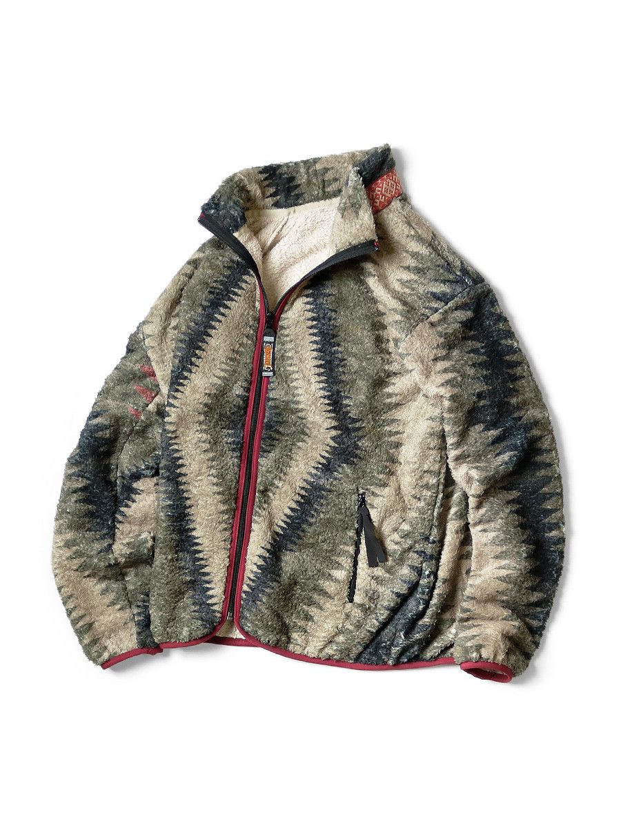 Kapital Kapital Thundermother pattern fleece ZIP jacket Size US L / EU 52-54 / 3 - 3 Thumbnail