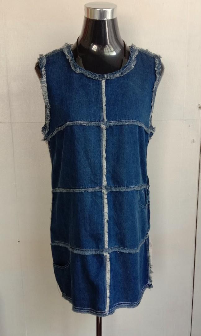 image of Jean Paul Gaultier Denim Dress in Blue Jean, Men's (Size XS)