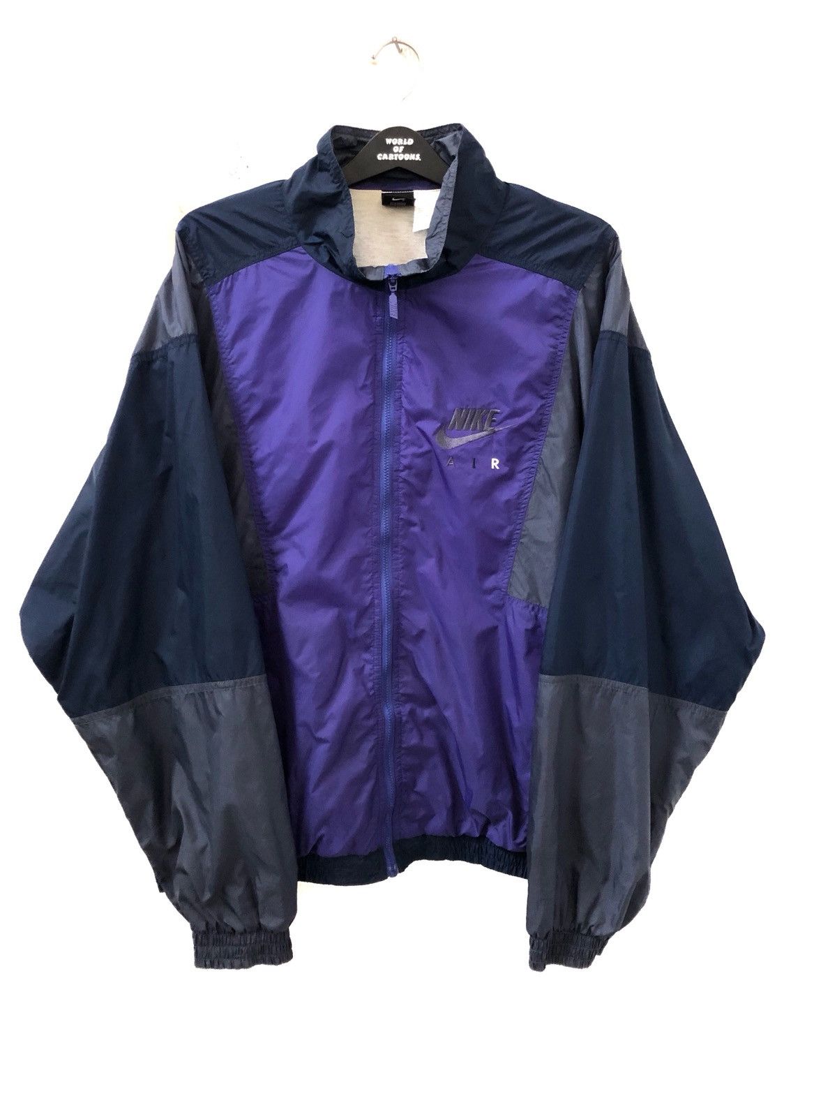Vintage 90s Nike Air Color Block Windbreaker Zipper Jacket