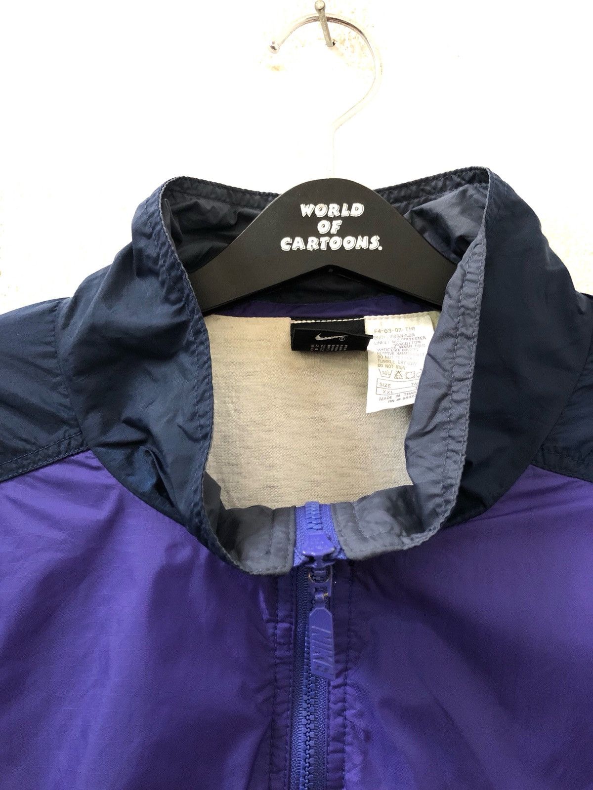 Vintage 90s Nike Air Color Block Windbreaker Zipper Jacket