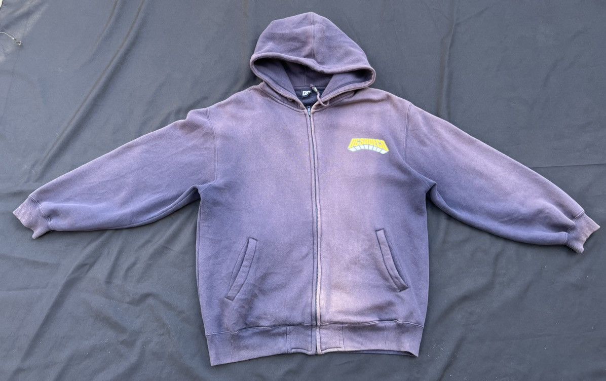 image of 2000S Dc Shoes Co Sun Faded Hoodie Sweatshirt, Men's (Size Medium)