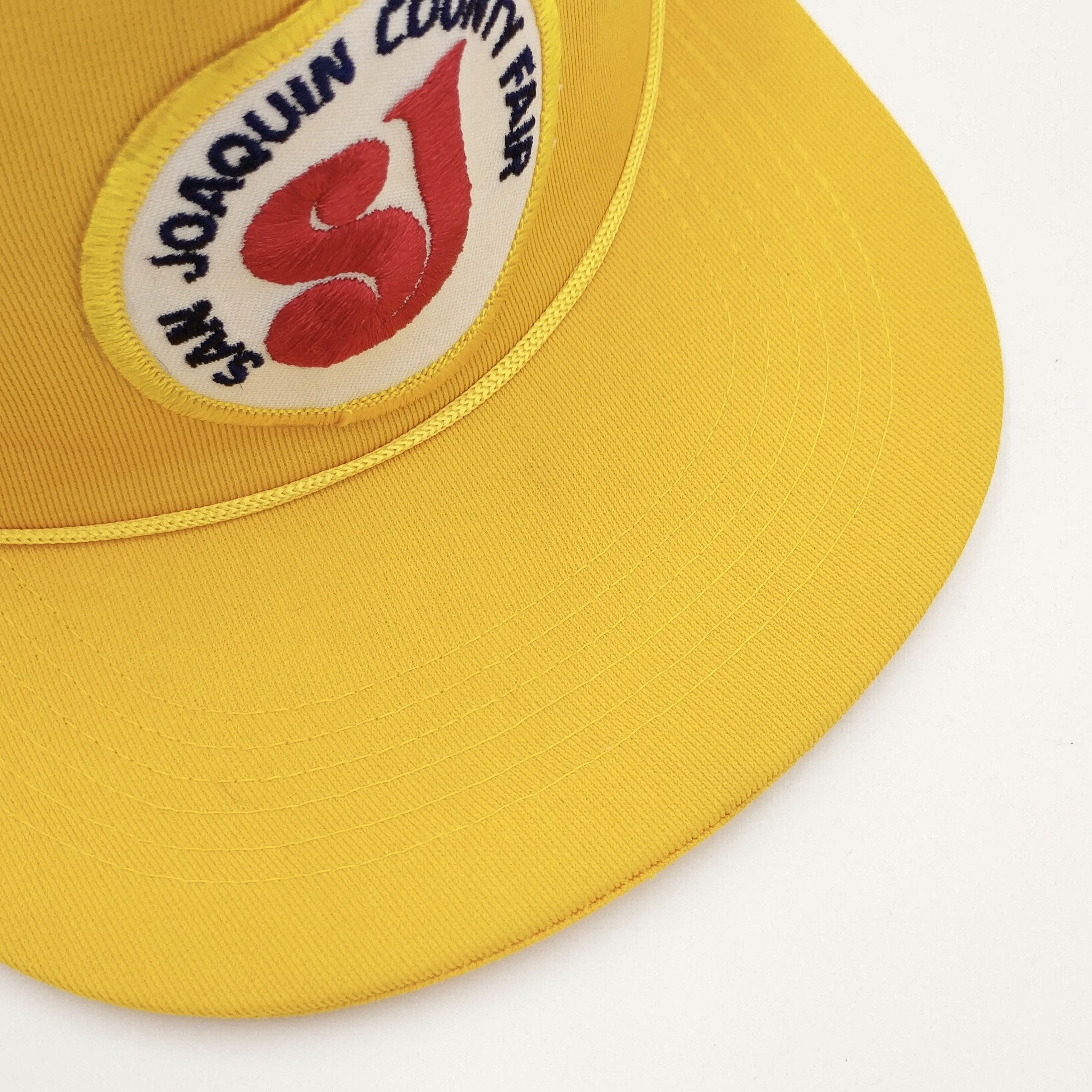 Vintage Vintage San Joaquin County Fair Patch Trucker Mesh Hat 80s Size ONE SIZE - 6 Thumbnail