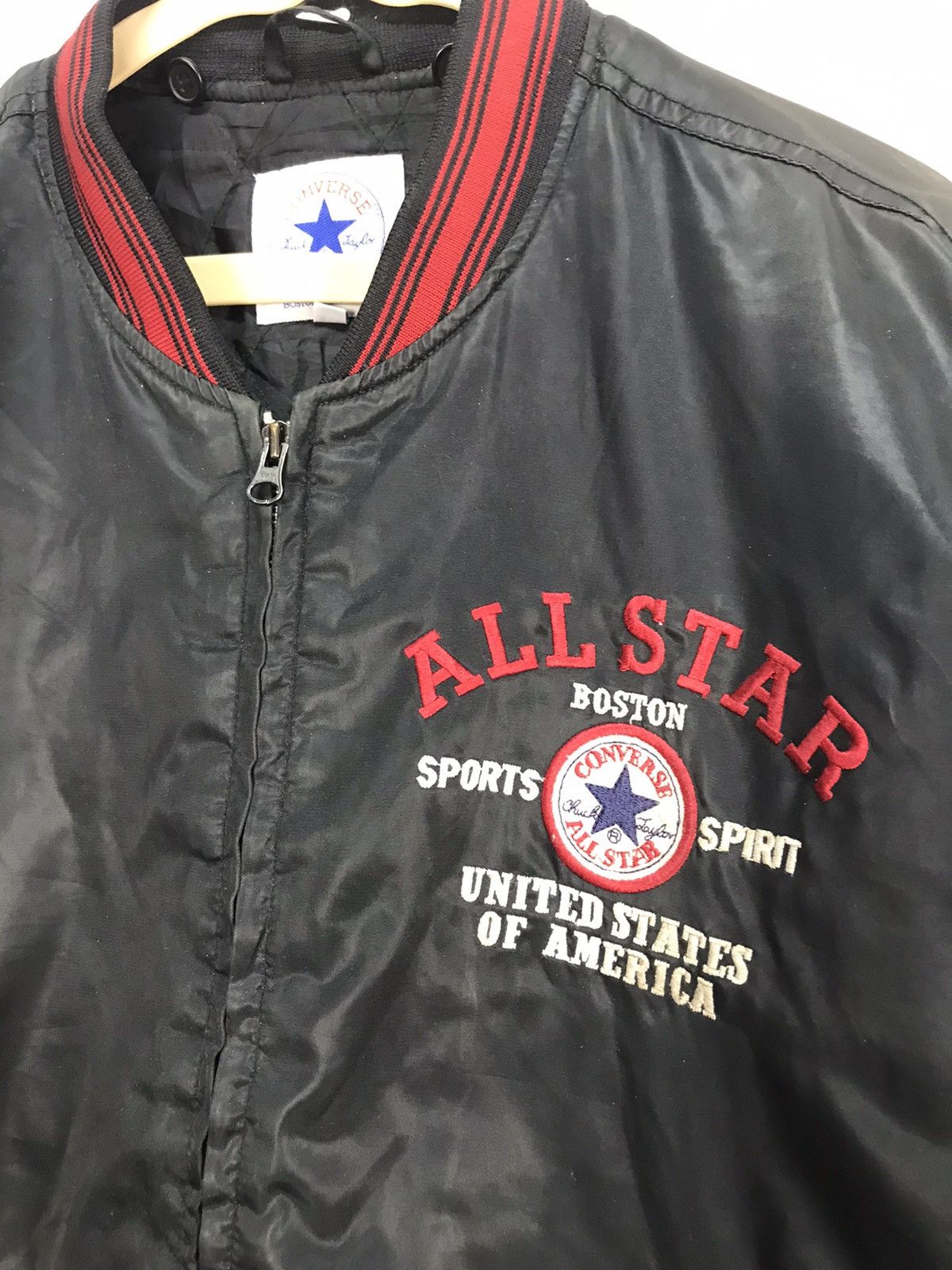 Converse Converse embroidery logo zipper bombers jacket Size US L / EU 52-54 / 3 - 3 Thumbnail