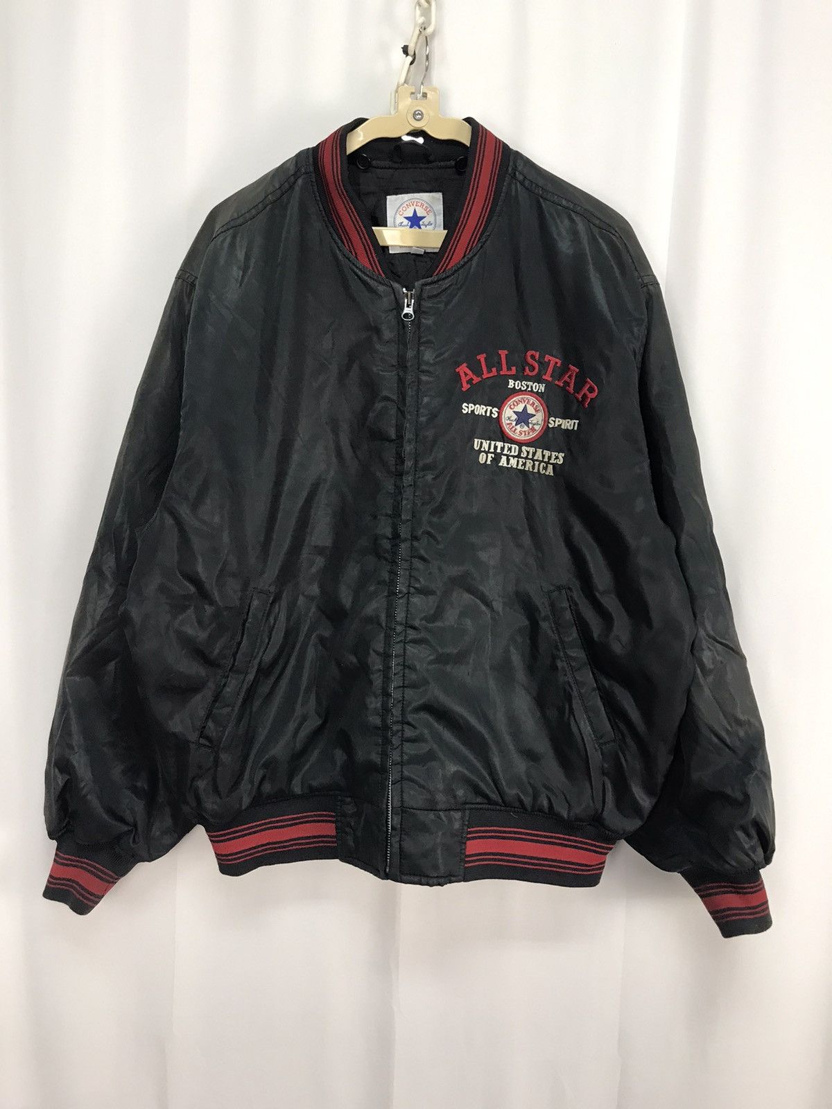 Converse Converse embroidery logo zipper bombers jacket Size US L / EU 52-54 / 3 - 7 Thumbnail