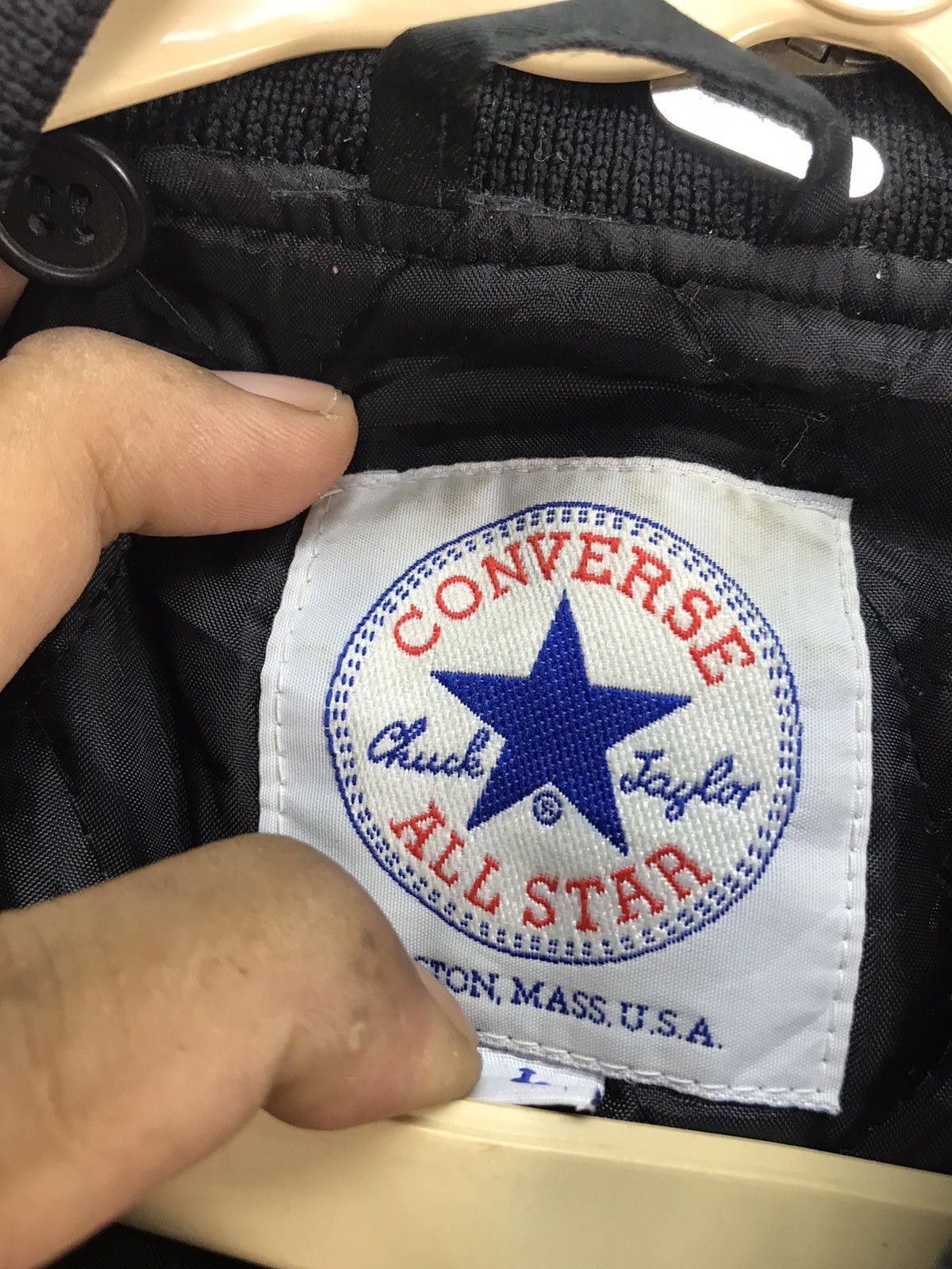Converse Converse embroidery logo zipper bombers jacket Size US L / EU 52-54 / 3 - 4 Thumbnail
