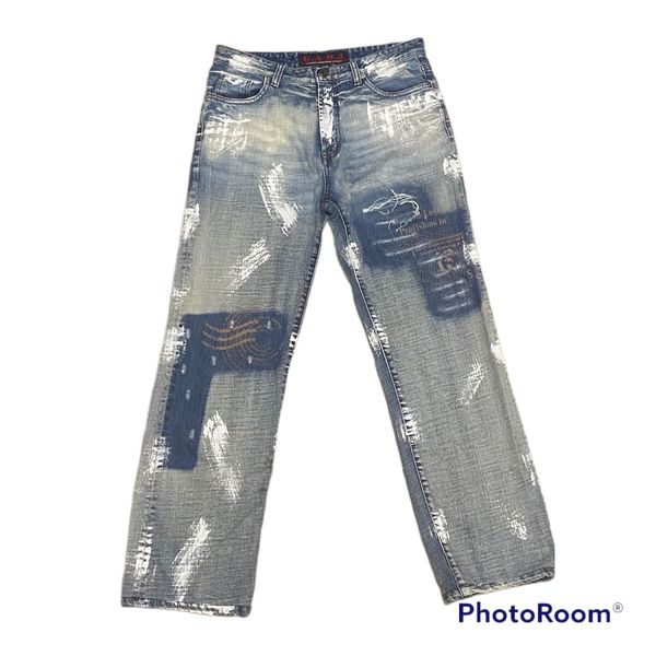 Number nine sale paint splatter jeans