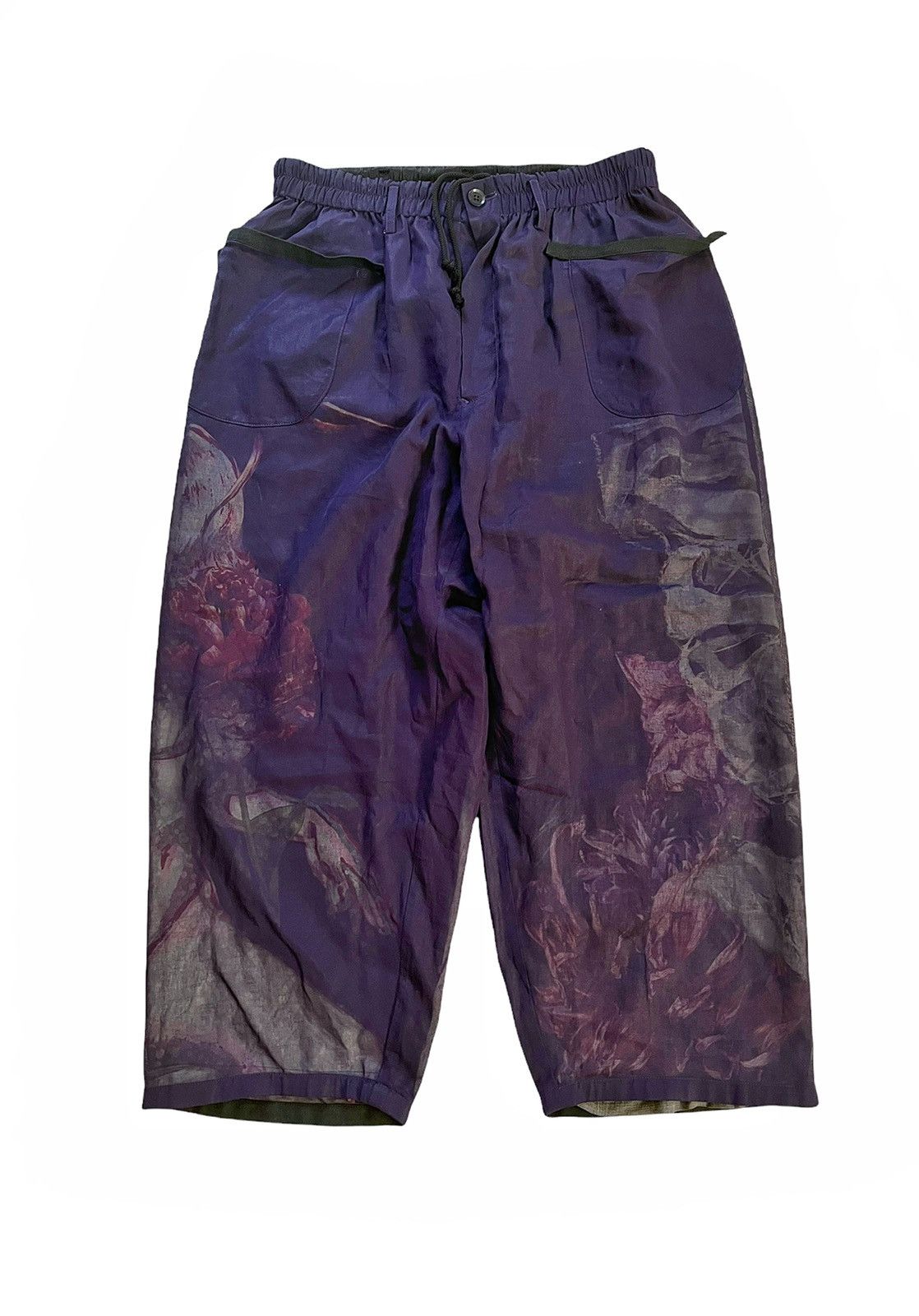 Yohji Yamamoto Sz3 SS19 Reversible Cropped Trousers Size US 32 / EU 48 - 6 Thumbnail