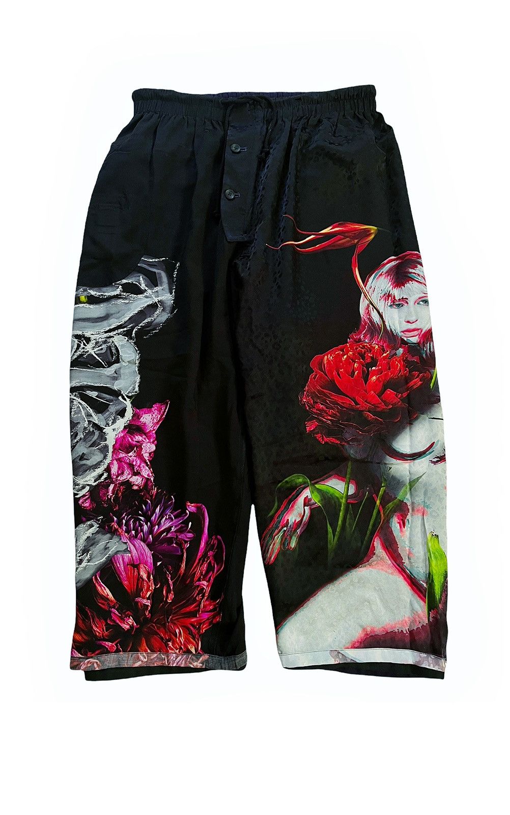 Yohji Yamamoto Sz3 SS19 Reversible Cropped Trousers Size US 32 / EU 48 - 1 Thumbnail