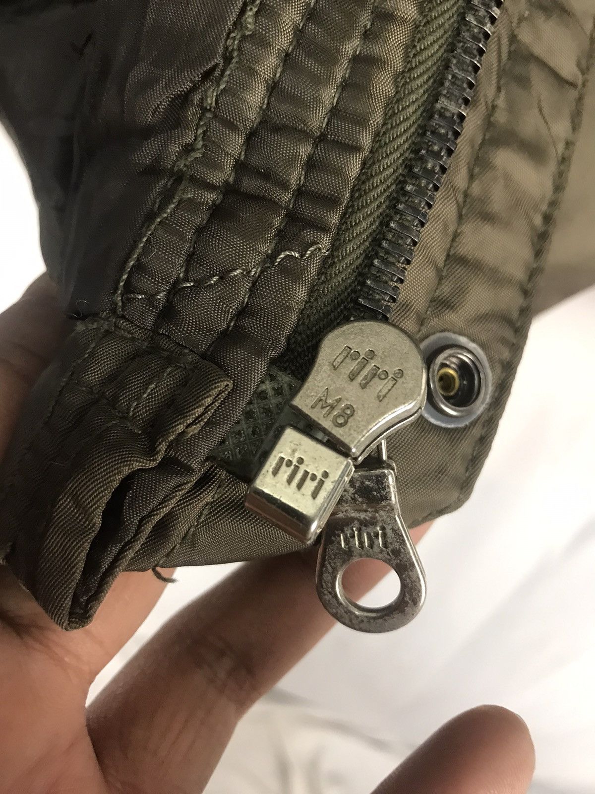 Other × Vintage Military fashion fur hoodie riri zipper jacket by and A Size US M / EU 48-50 / 2 - 7 Thumbnail