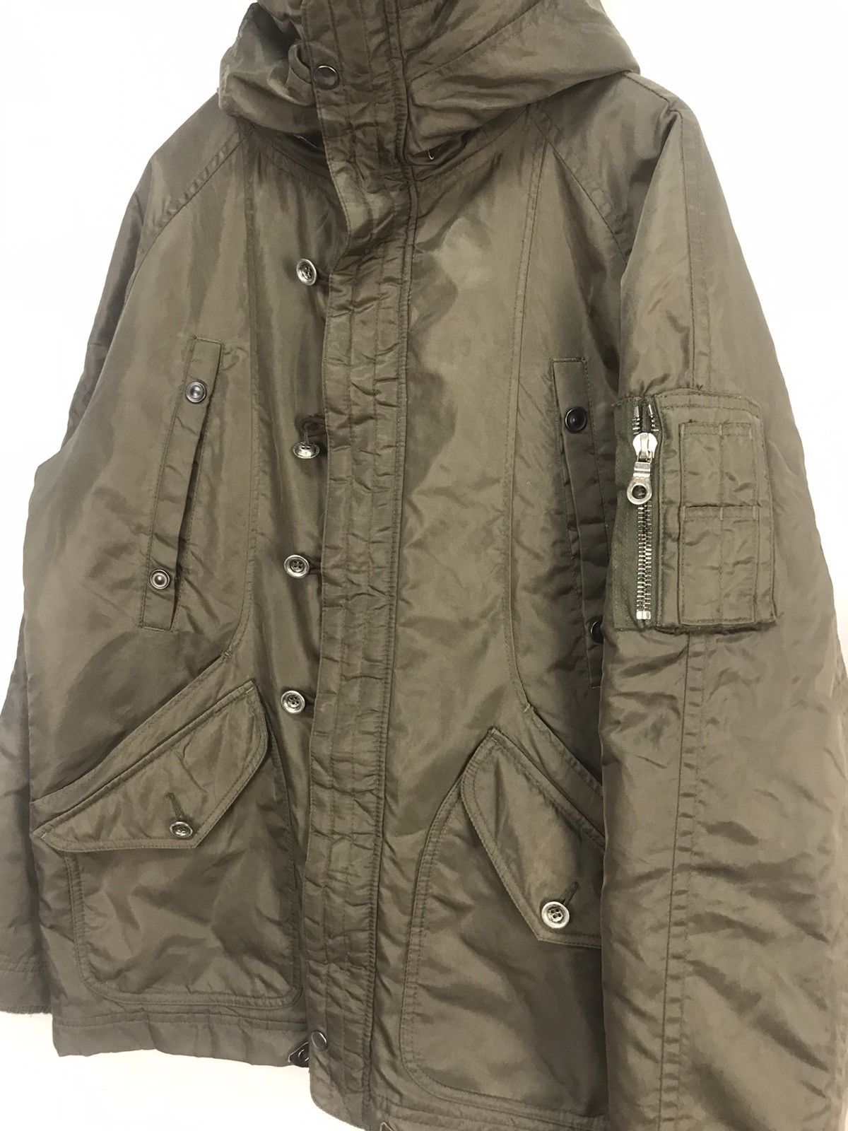 Other × Vintage Military fashion fur hoodie riri zipper jacket by and A Size US M / EU 48-50 / 2 - 3 Thumbnail