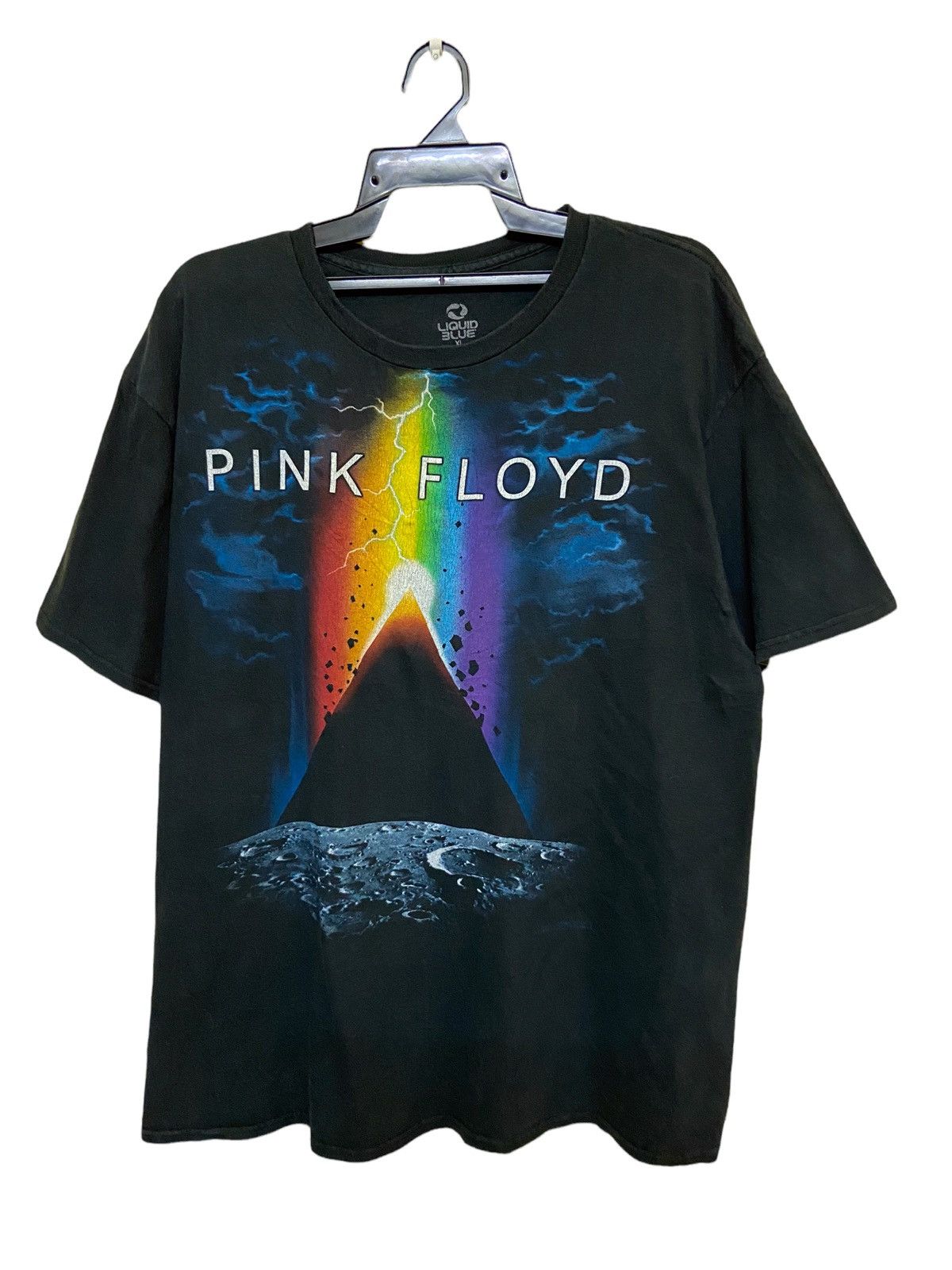 image of Band Tees x Liquid Blue Pink Floyd By Liquid Blue in Black, Men's (Size XL)