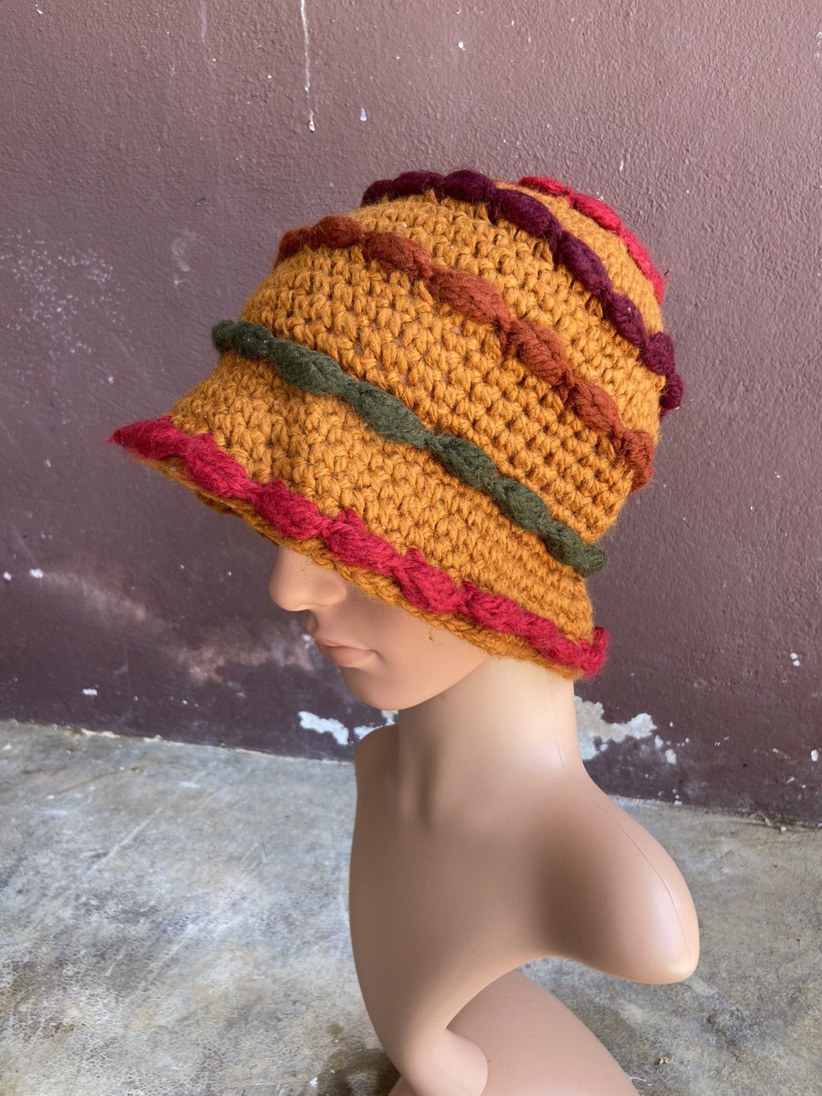 image of Italian Designers x Vintage Milsa Second Hat in Brown, Men's