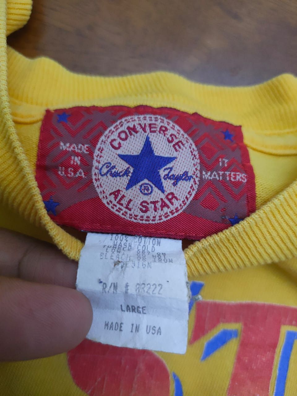 Converse 94 Vintage Converse All star Boxy T Size US XL / EU 56 / 4 - 7 Thumbnail