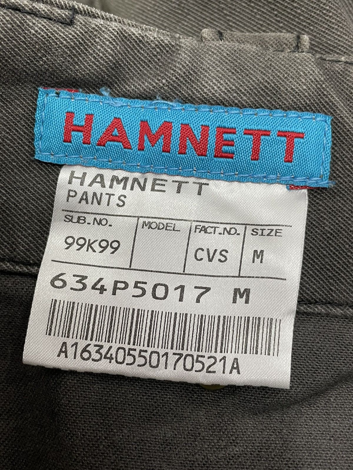 Katharine Hamnett London KATHARINE HAMNETT Slate Black Zipper Leg Flare Cargo Pants Size US 31 - 8 Thumbnail