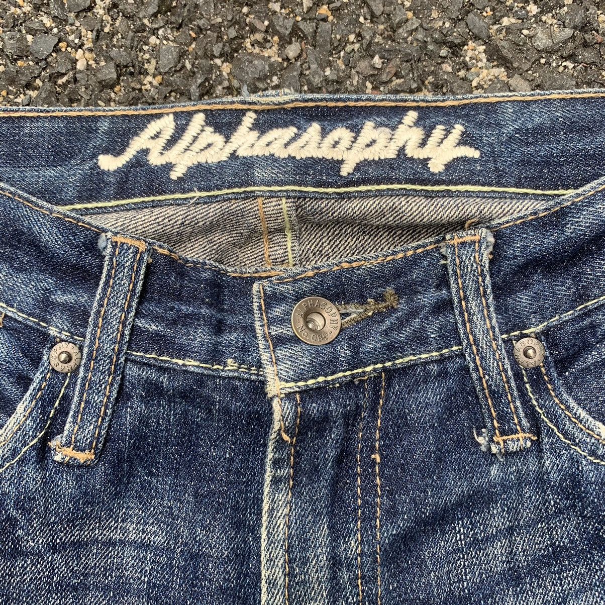 Alphamotif HOT ITEM 🔥Mudwash Alphasophy Brand Jeans 30x31 Denim Pants Size US 30 / EU 46 - 5 Thumbnail