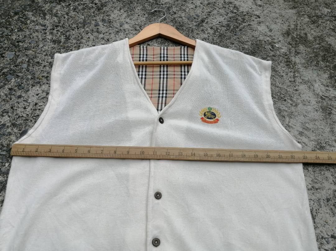 Burberry Burberrys Nova Check Knitted Suit Vest Pattern Jacket Size US L / EU 52-54 / 3 - 2 Thumbnail