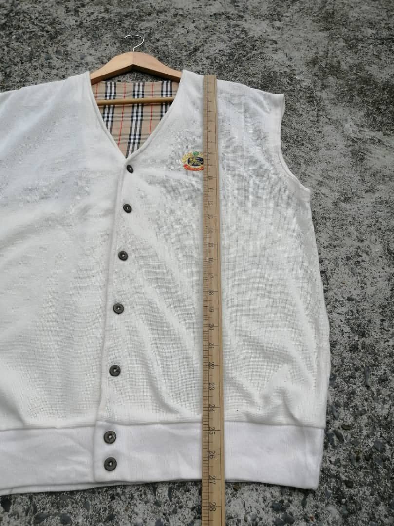 Burberry Burberrys Nova Check Knitted Suit Vest Pattern Jacket Size US L / EU 52-54 / 3 - 3 Thumbnail