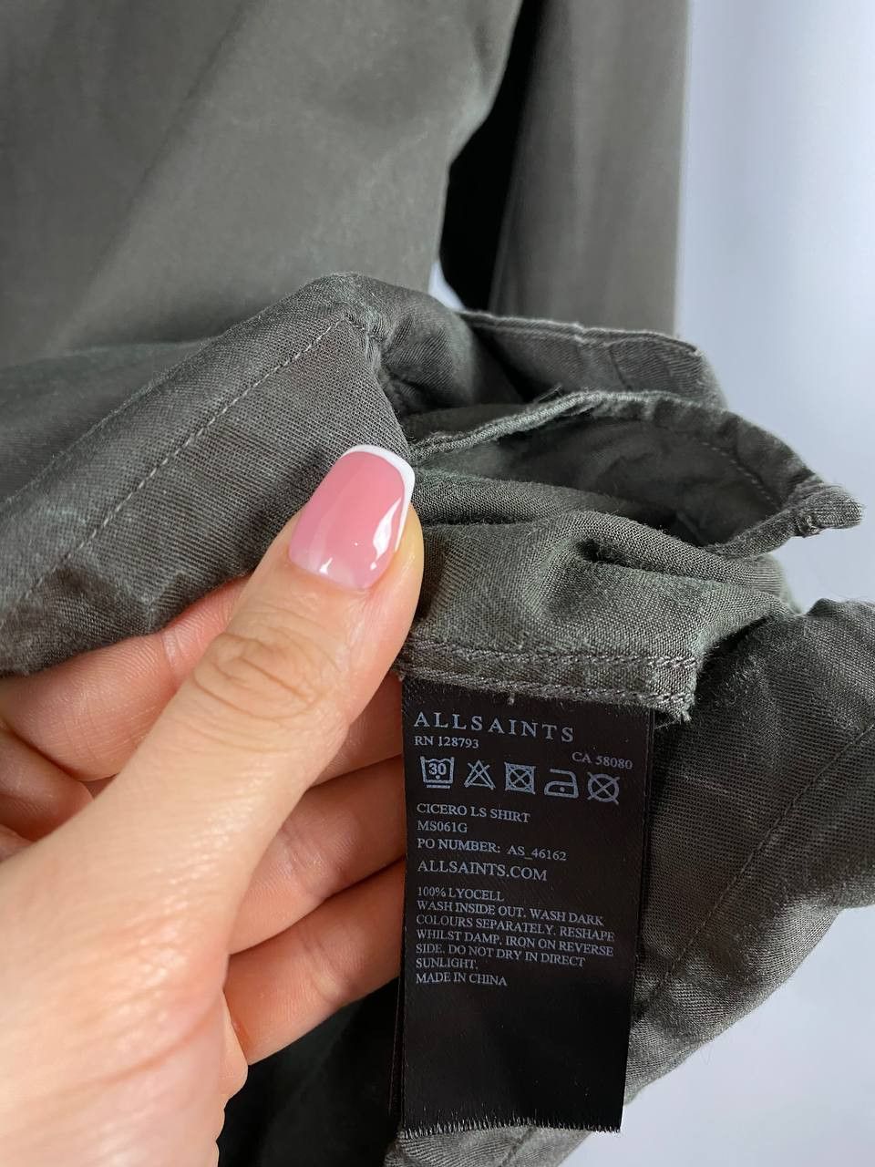 Allsaints Allsaints shirts long sleeve green size M Size US M / EU 48-50 / 2 - 4 Thumbnail