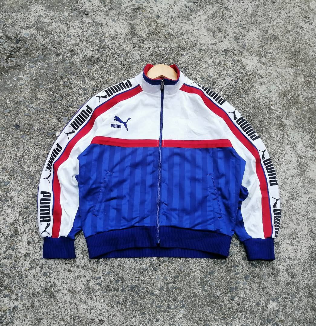 Puma × Vintage Vintage Puma Side Tape Track Jacket Size US M / EU 48-50 / 2 - 1 Thumbnail