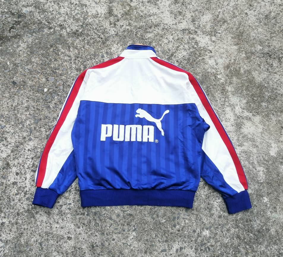 Puma × Vintage Vintage Puma Side Tape Track Jacket Size US M / EU 48-50 / 2 - 2 Thumbnail