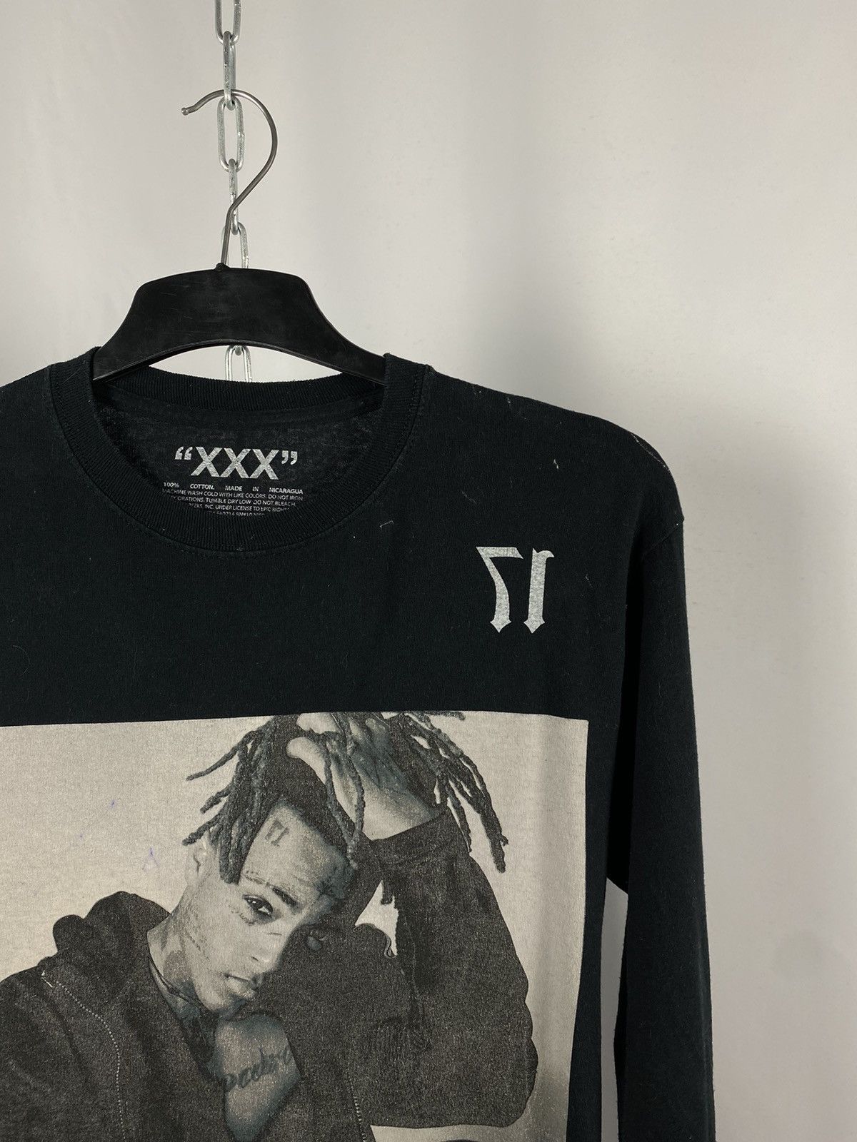 Rap Tees XXX tentacion long sleeve big logo rap tee size M Size US M / EU 48-50 / 2 - 2 Thumbnail