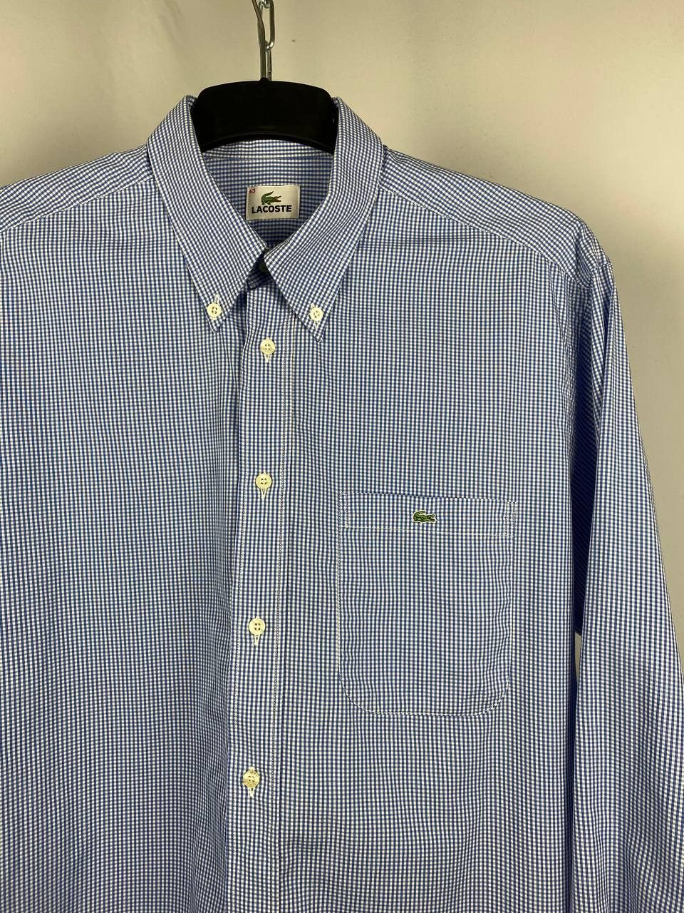 Lacoste Lacoste shirts long sleeve blue size 43 XL Size US XL / EU 56 / 4 - 2 Thumbnail