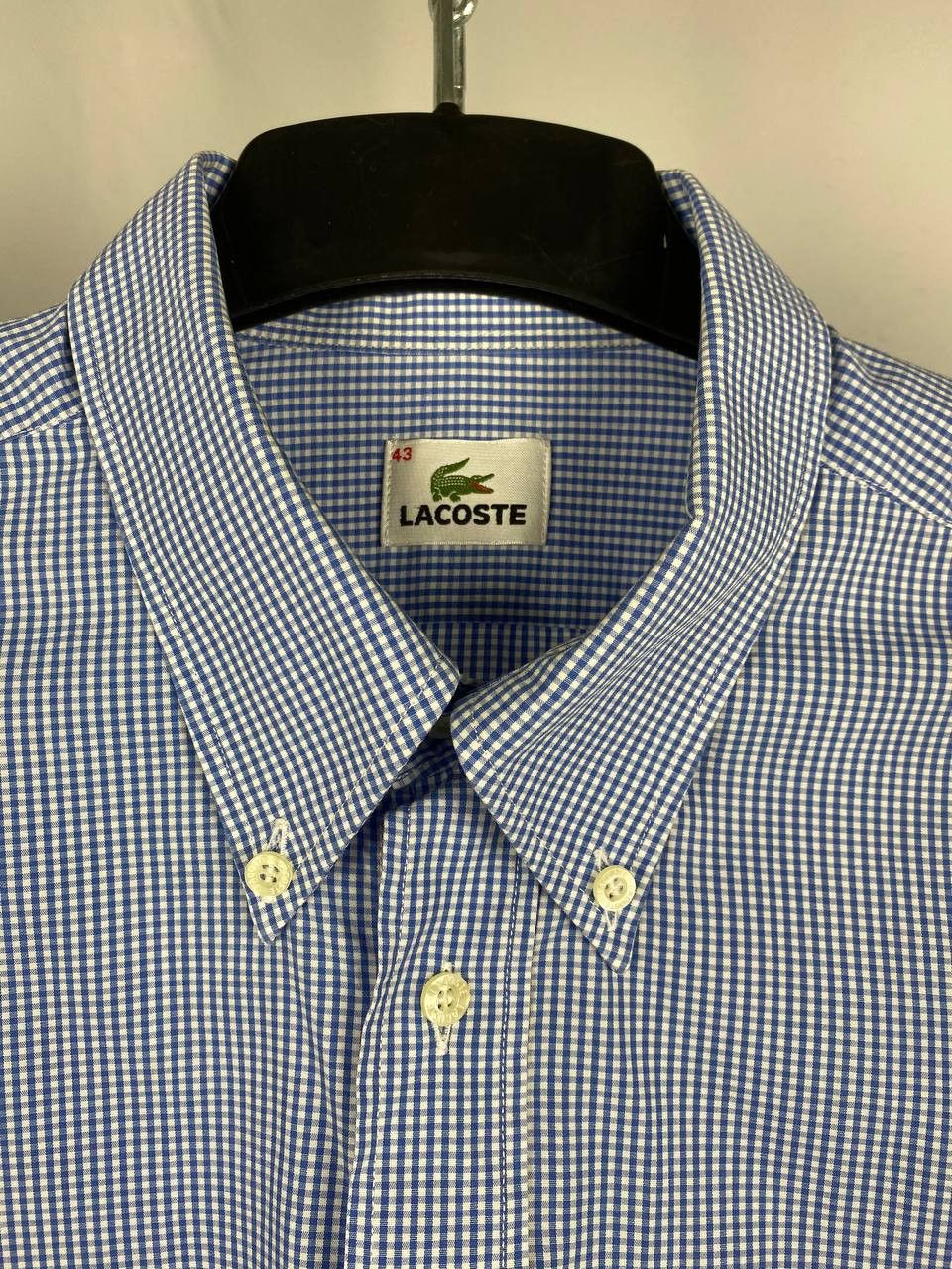 Lacoste Lacoste shirts long sleeve blue size 43 XL Size US XL / EU 56 / 4 - 3 Thumbnail