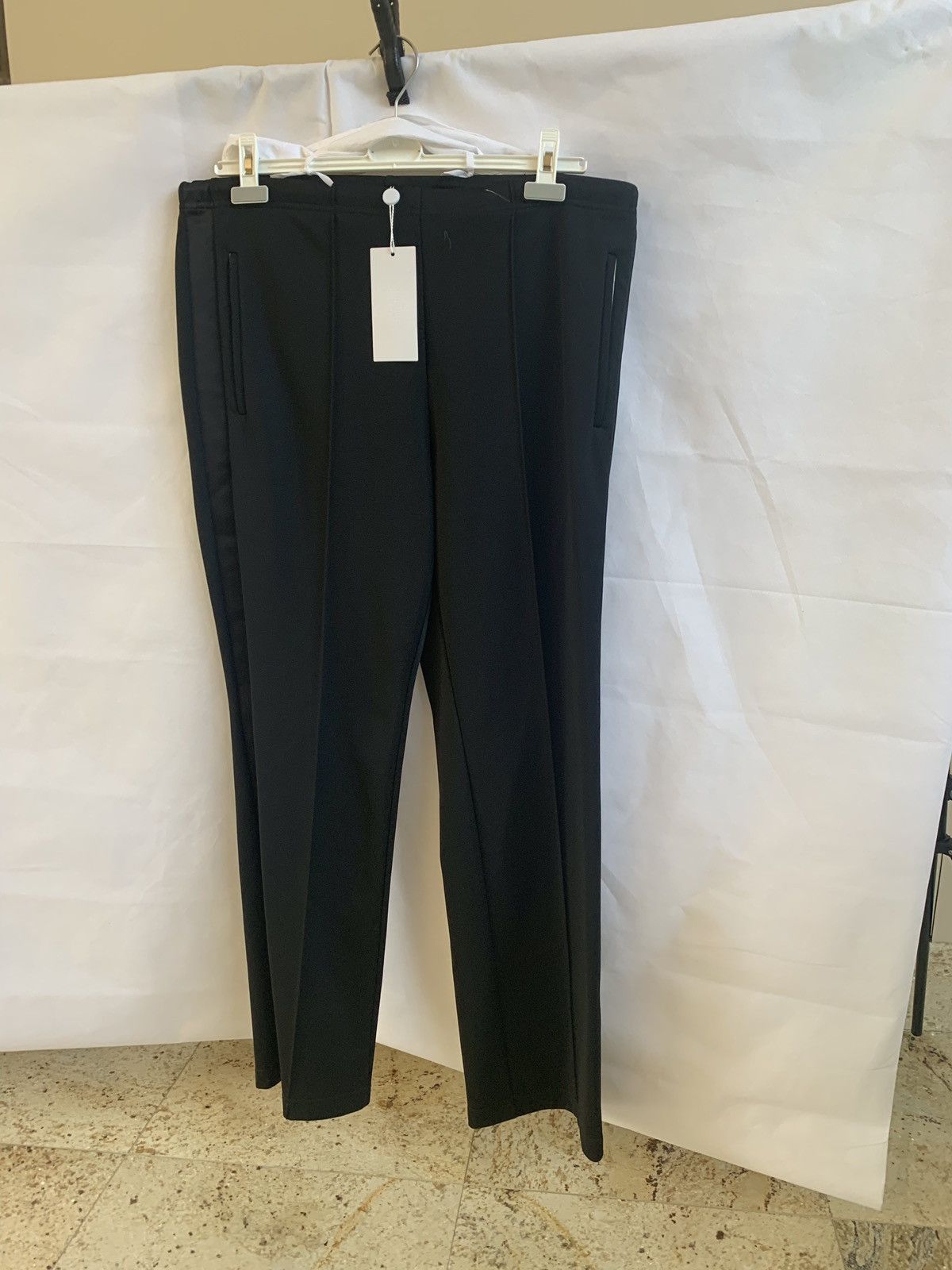 Maison Margiela 10 Black Jersey Pants With Black Trim Size US 36 / EU 52 - 2 Thumbnail