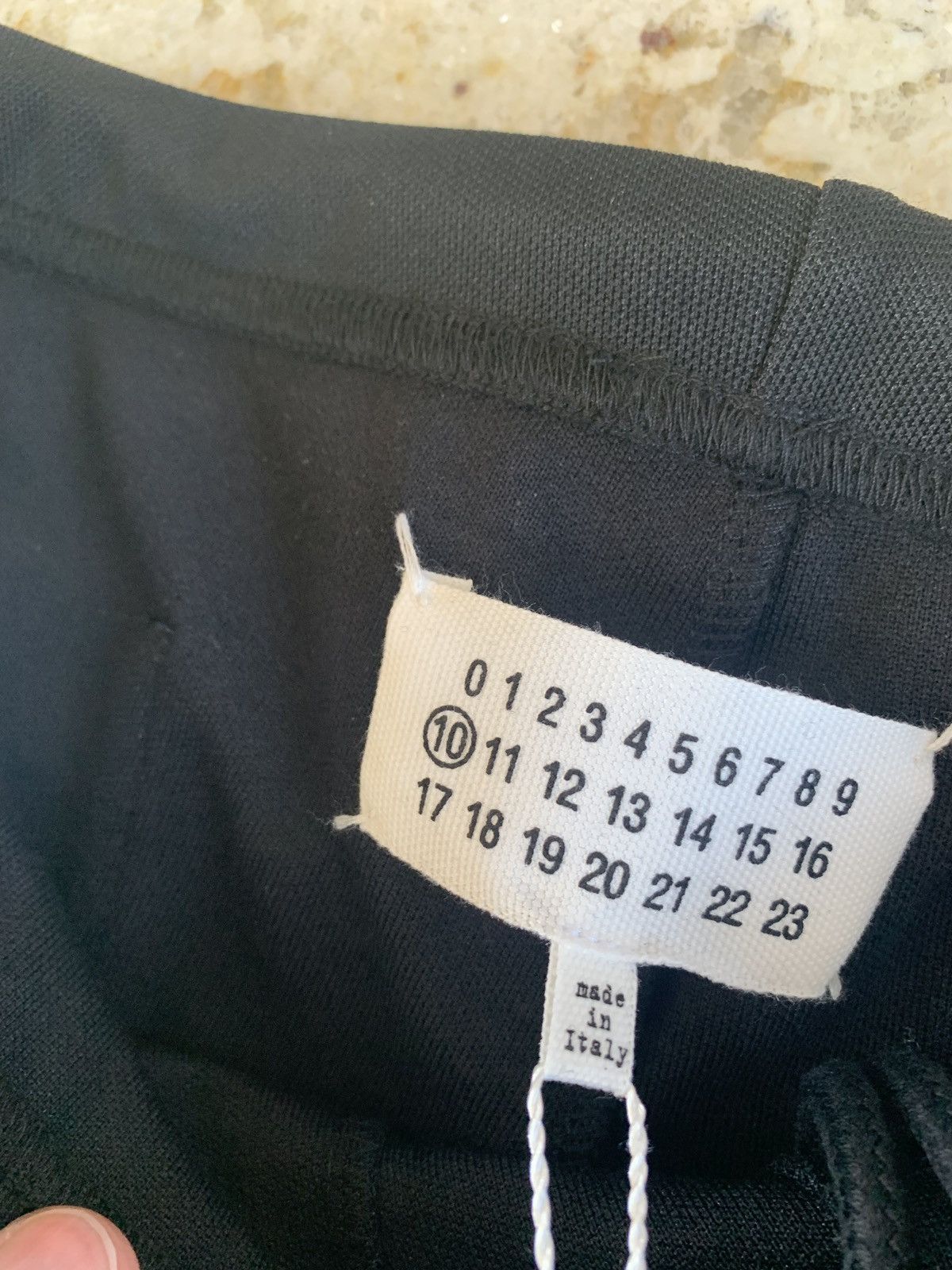 Maison Margiela 10 Black Jersey Pants With Black Trim Size US 36 / EU 52 - 12 Thumbnail