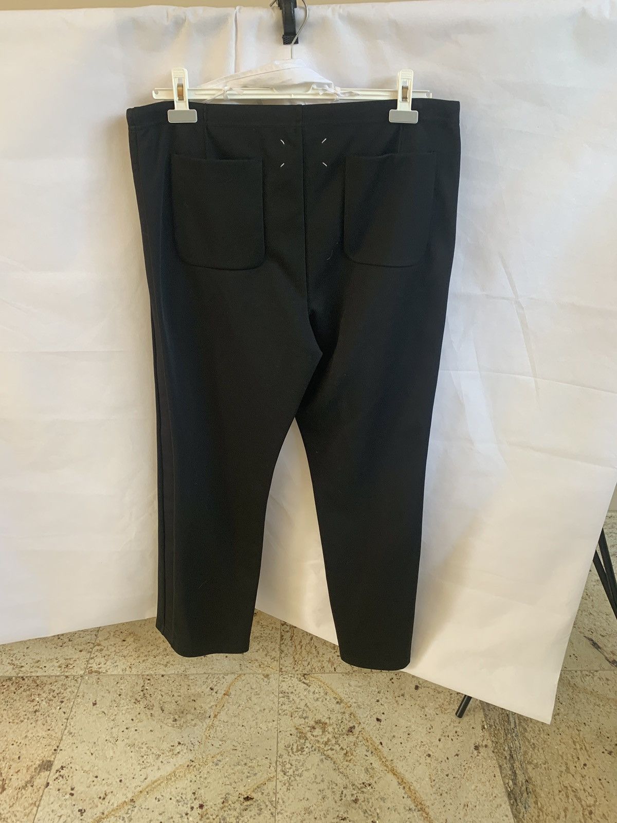 Maison Margiela 10 Black Jersey Pants With Black Trim Size US 36 / EU 52 - 13 Thumbnail
