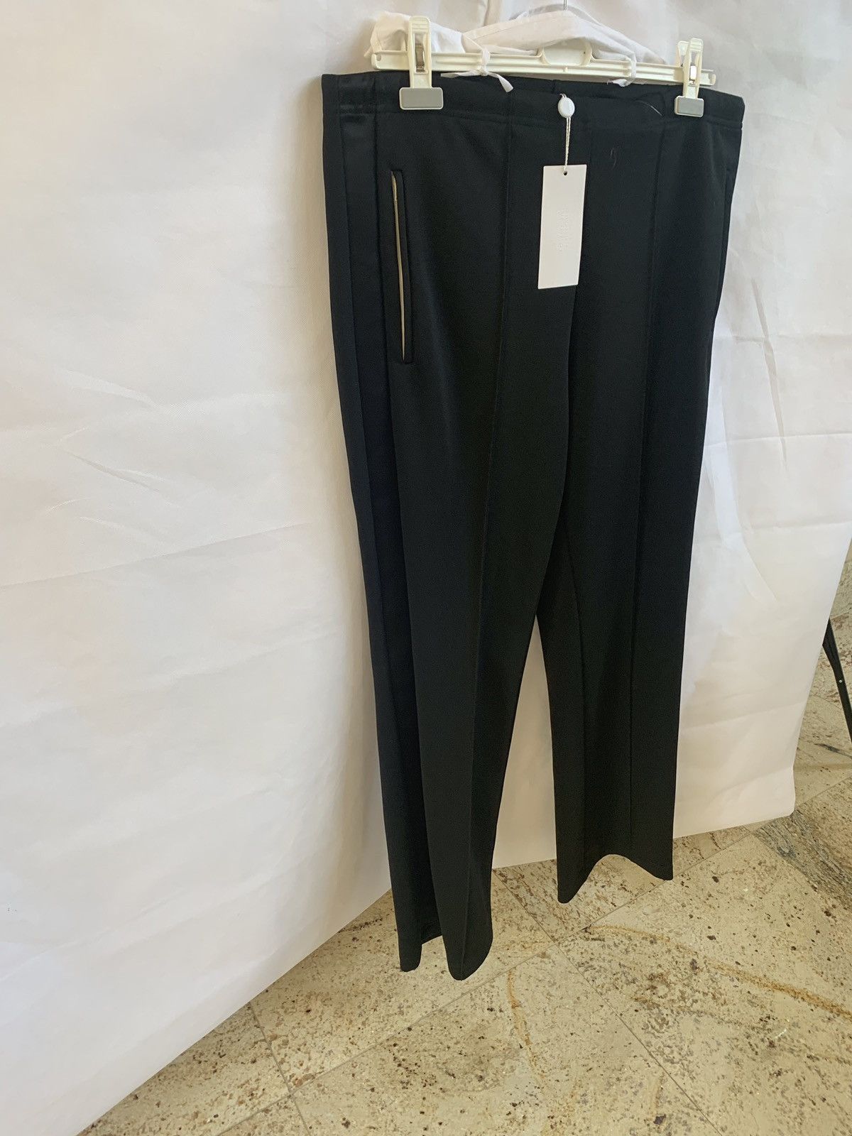 Maison Margiela 10 Black Jersey Pants With Black Trim Size US 36 / EU 52 - 3 Thumbnail