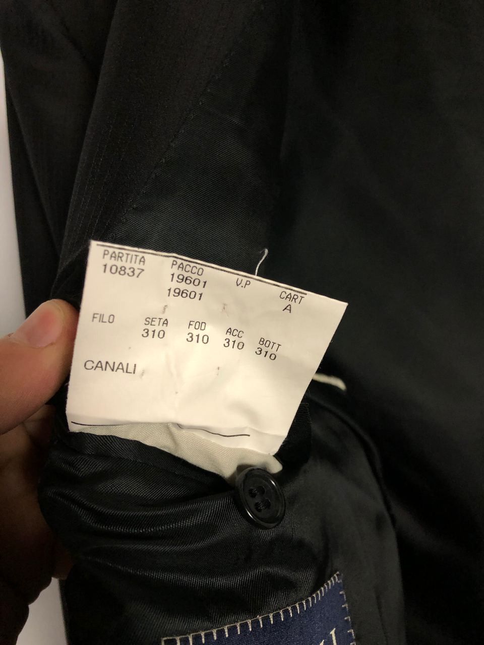 Canali Canali blazer black Size 50S - 5 Thumbnail