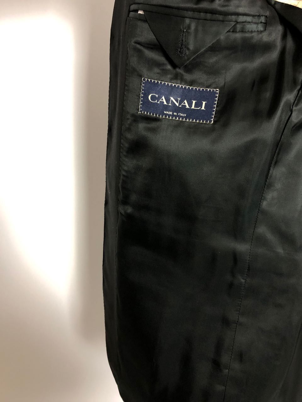 Canali Canali blazer black Size 50S - 3 Thumbnail
