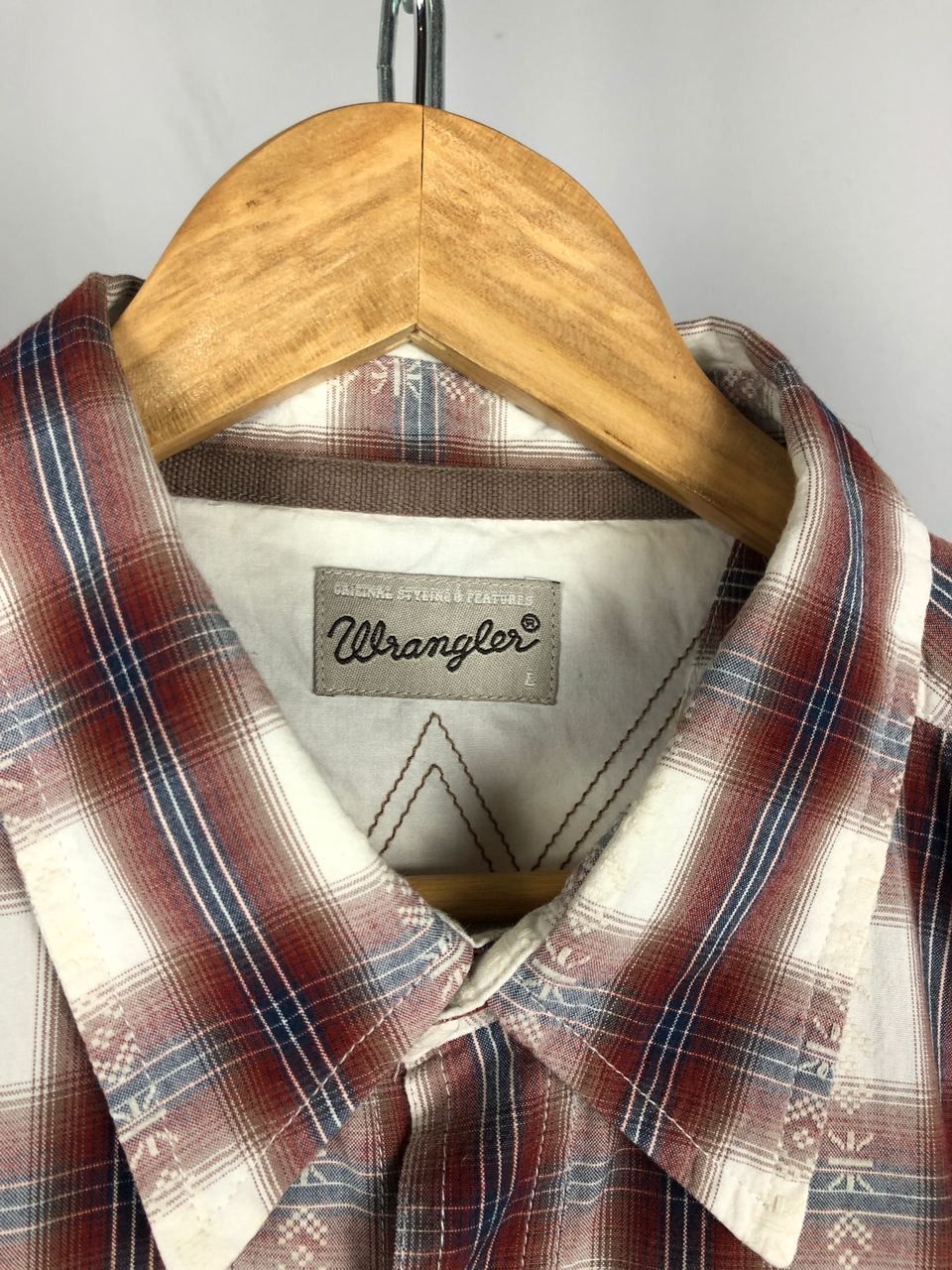 Wrangler Men’s wrangler shirts long sleeve white size L Size US L / EU 52-54 / 3 - 3 Thumbnail