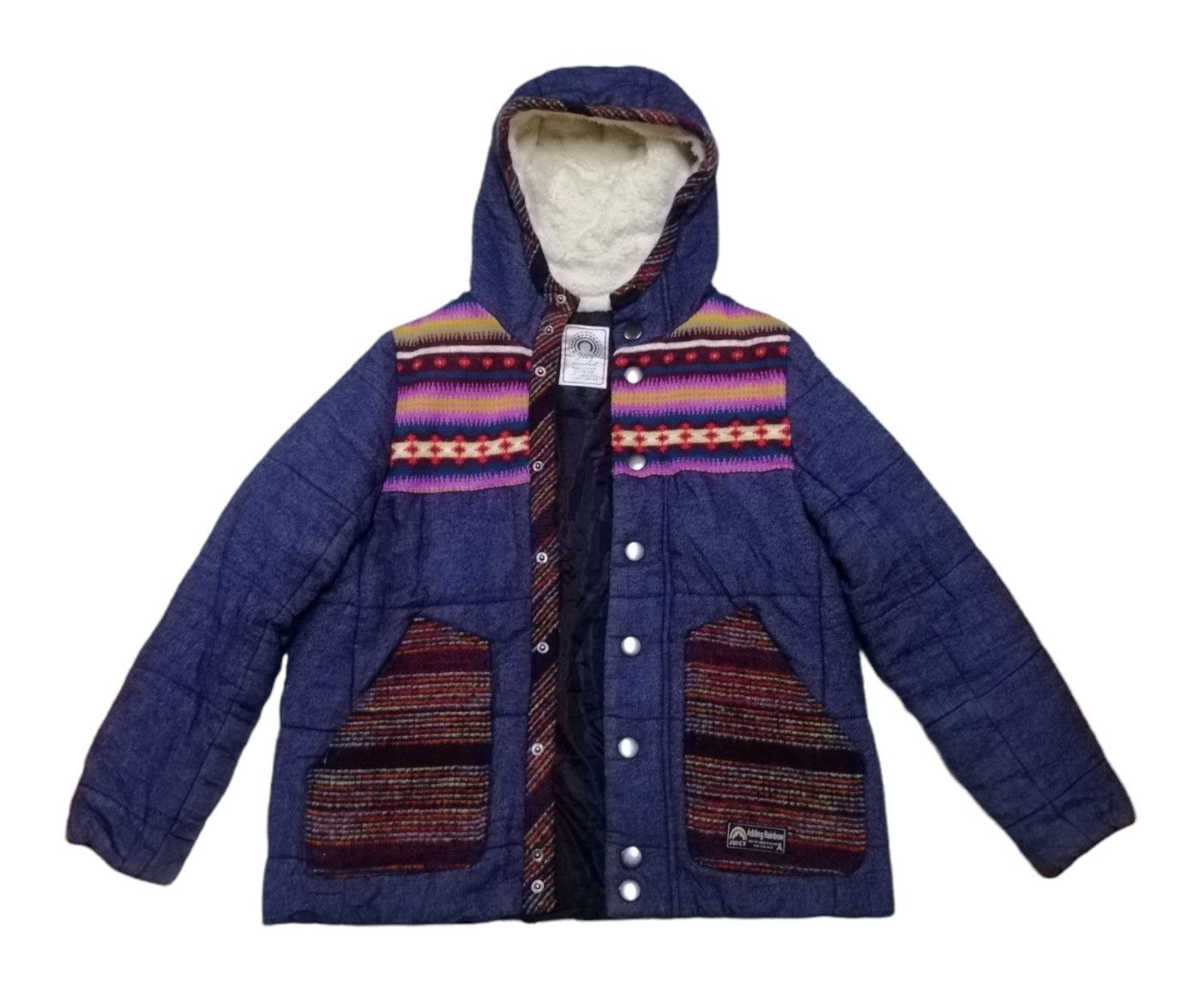 Japanese Brand Vintage Juicy International Adding Rainbow Navajo Jacket Size M / US 6-8 / IT 42-44 - 11 Thumbnail