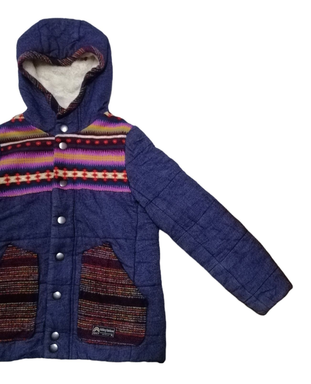 Japanese Brand Vintage Juicy International Adding Rainbow Navajo Jacket Size M / US 6-8 / IT 42-44 - 3 Thumbnail