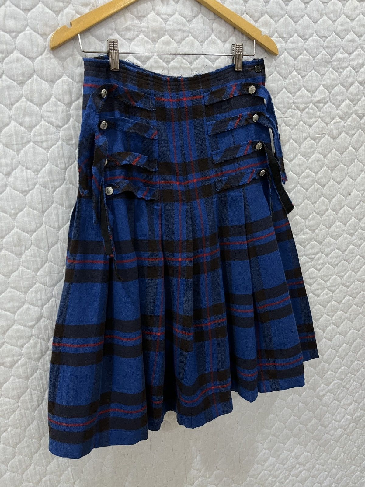 Issey Miyake (Gggg). VINTAGE ZUCCA TARTAN HYPE SKIRTS Size 28" / US 6 / IT 42 - 3 Thumbnail