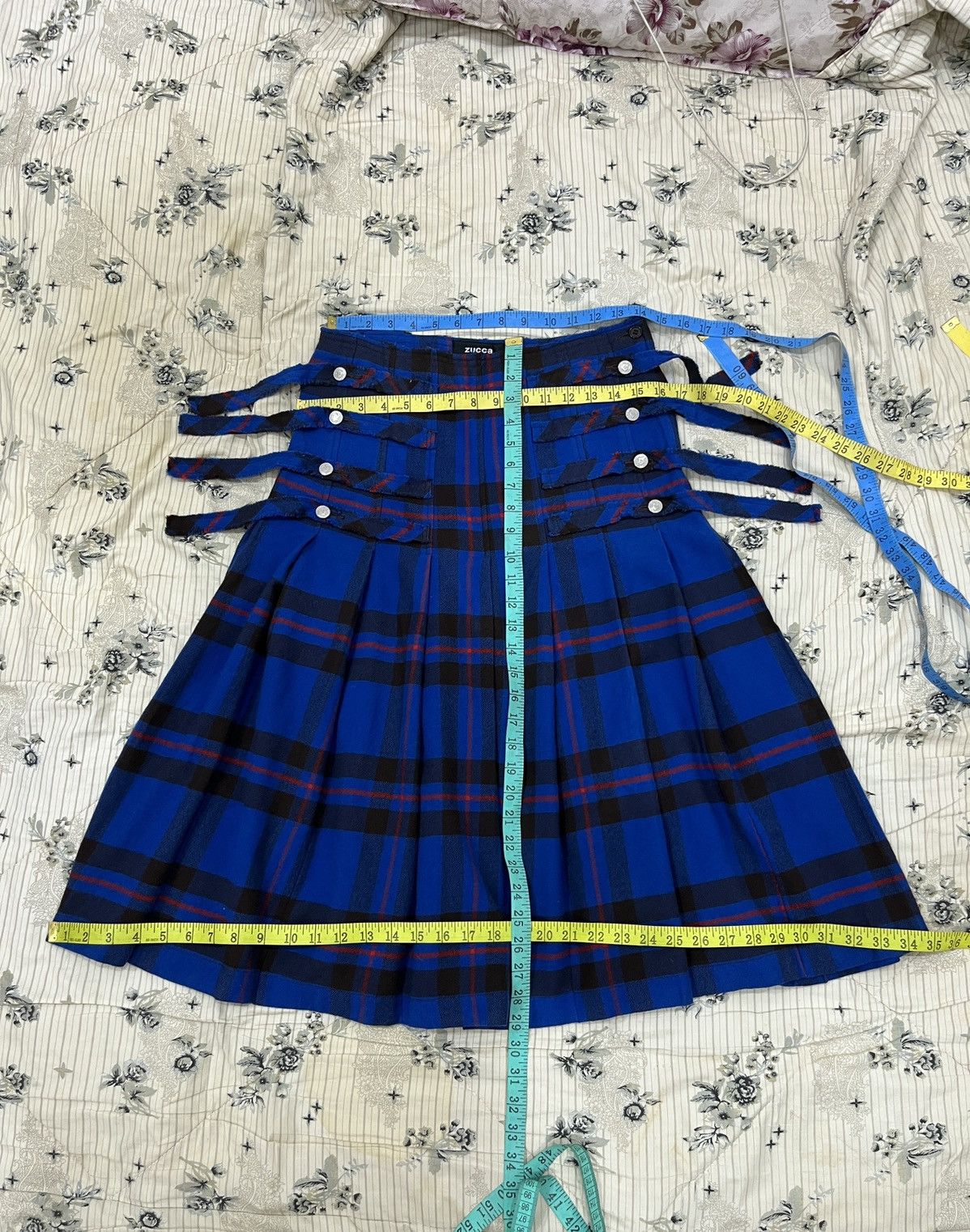 Issey Miyake (Gggg). VINTAGE ZUCCA TARTAN HYPE SKIRTS Size 28" / US 6 / IT 42 - 13 Thumbnail
